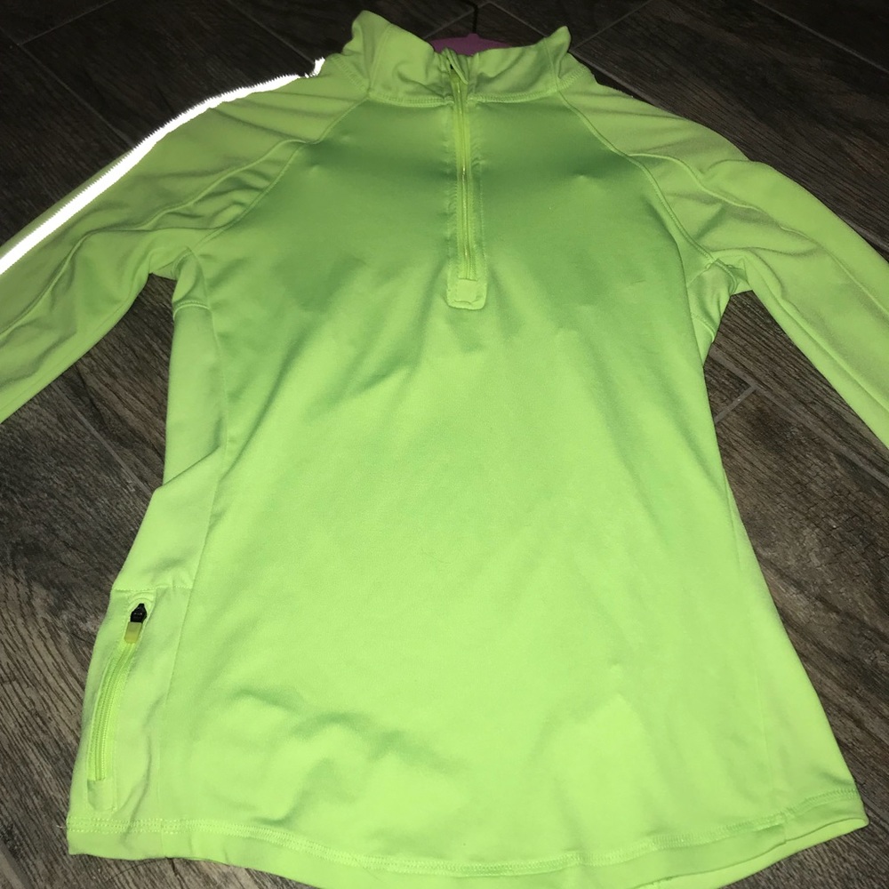 Reflective Running Jacket (neon green) Size small